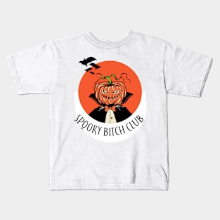 spooky bitch club Kids T-Shirt